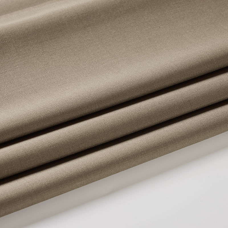 Dark Khaki Wool Suiting Fabric