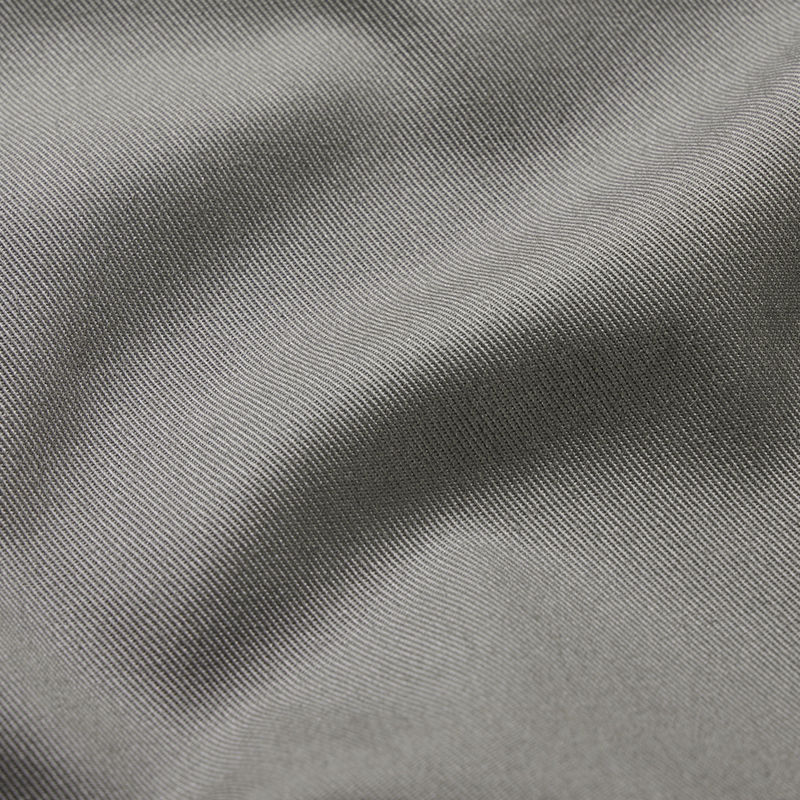 Grey Poly Cotton Blend Fabric