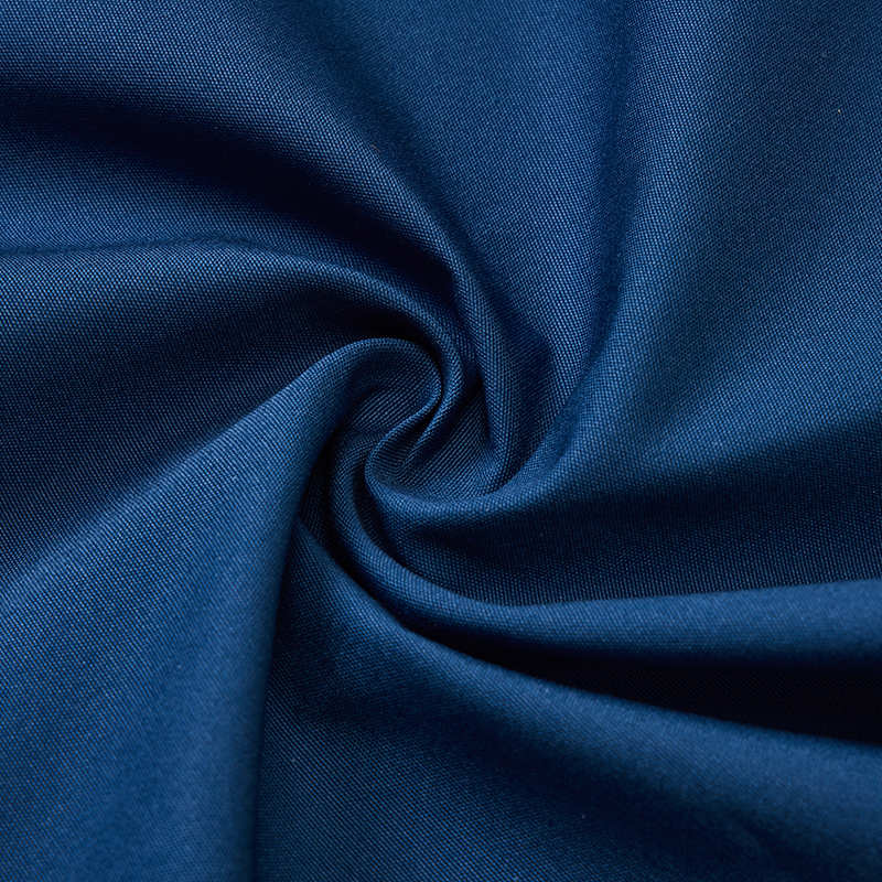 Blue uniform-blend fabric