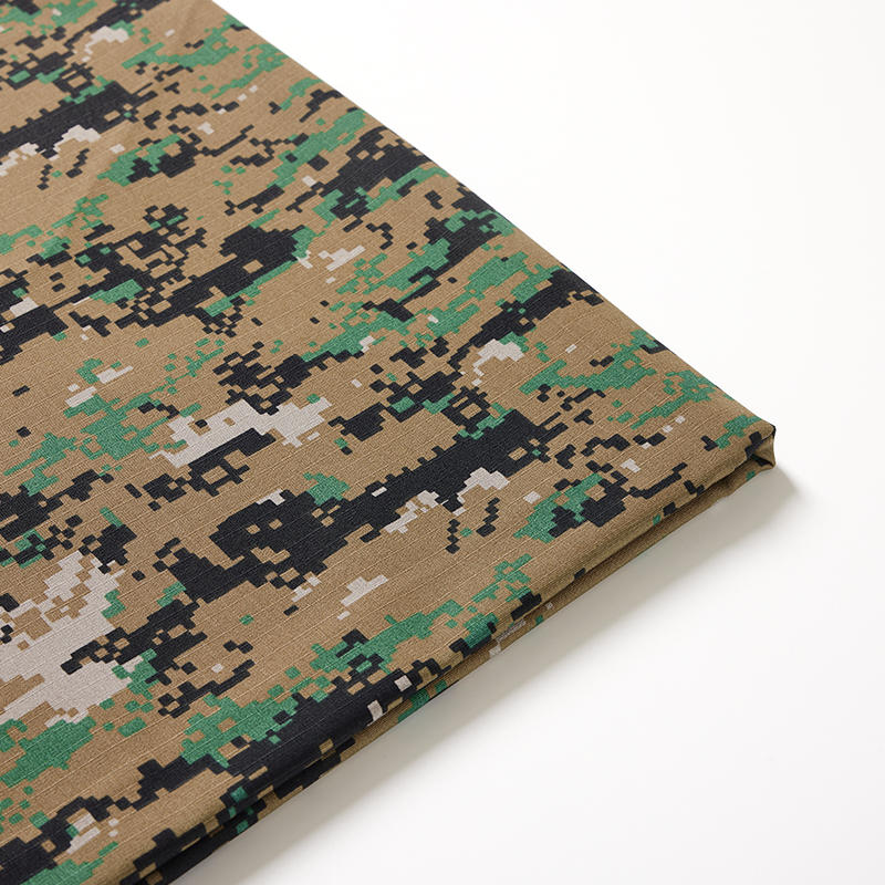 woodland camouflage fabric